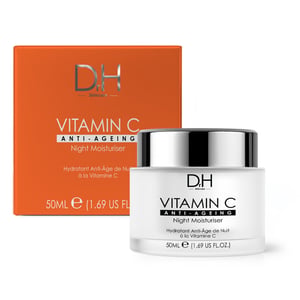 Dr H Vitamin C Anti-Ageing Night Moisturiser 50ml for Brightening, Dark Spots
