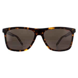 Hugo by Hugo Boss Rectangle Mens Havana Crystal Brown Sunglasses