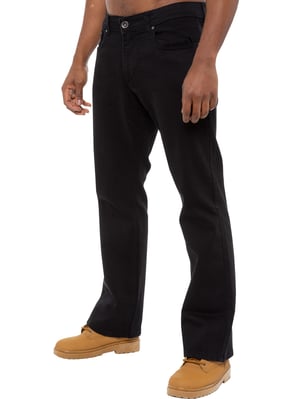Enzo Heren Bootcut Stretch Denim Jeans