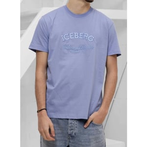 Iceberg Tee logo milano italia powder