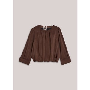 Summum 2s3401-12370 713 top viscose cotton coffee