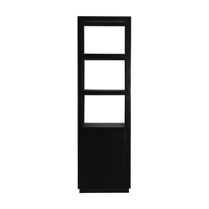 Livingfurn boekenkast jaxx black 60cm mangohout