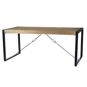 Livingfurn eetkamertafel nairobi u-pot mango hout 200x100 cm -