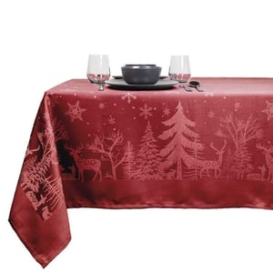 Unique Living tafelkleed rody 150x200cm red