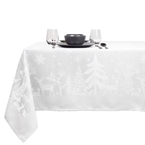 Unique Living tafelkleed rody 150x300cm white