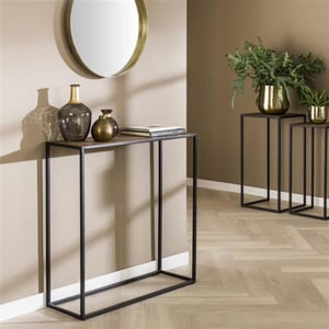 Hoyz Hoyz haltafel iron metallic brons antiek