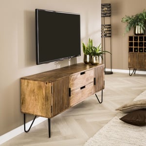 Hoyz Hoyz tv-meubel tweak massief mangohout tv-kast 135x35x55