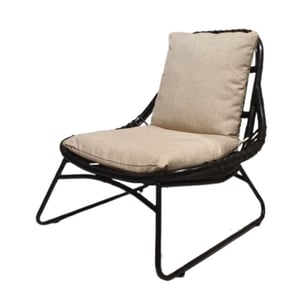 Brix fauteuil bowi / beige rotan