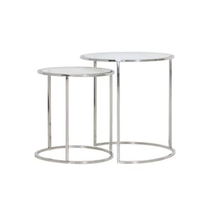 Light & Living bijzettafel duarte Ø50x52cm - set van 2