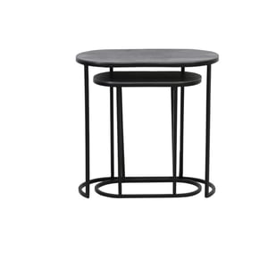 Light & Living bijzettafel bocov 53x26x53cm - set van 2