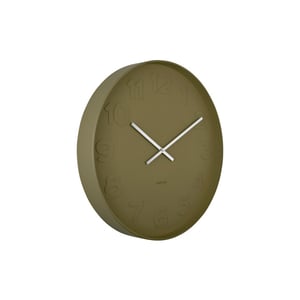Karlsson wandklok mr. green numbers large mos- Ø51cm