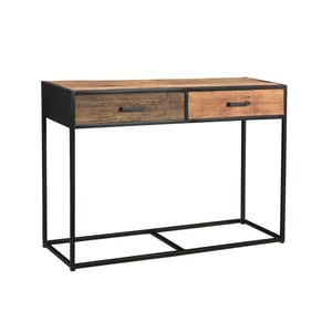Livingfurn wandtafel dakota dr 120 cm riverwood / gecoat staal