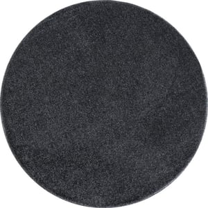 Muratap Basics effen rond vloerkleed laagpolig- 200 cm rond