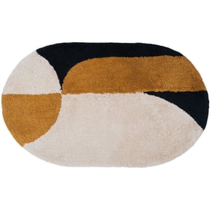 Veer Carpets Badmat bowie oker ovaal 50 x 80 cm