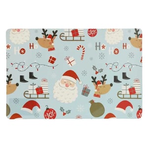 Unique Living placemats present blue 43,5x28,5cm