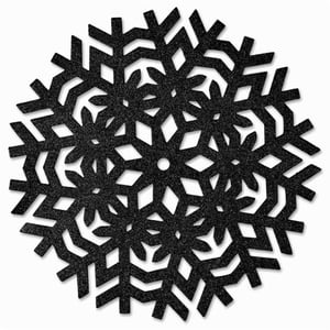 Unique Living | placemat ice | rond | polyester | | Ø38cm