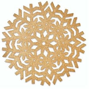 Unique Living | placemat ice | rond | polyester | | Ø38cm