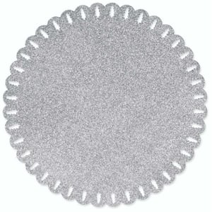 Unique Living | placemat xmas | rond | polyester | | Ø38cm