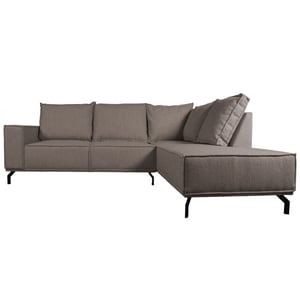 Home67 Hoekbank ron boucle brown 15 rechts