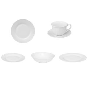 Secret de Gourmet Serviesset 6 persoons alma klassiek servies porselein 30-delig -