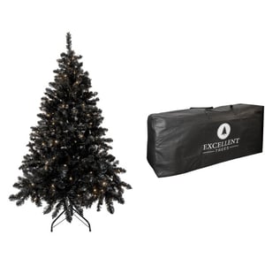 Excellent Trees ® stavanger black 180 cm kerstboom met verlichting nu