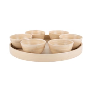 Present Time snack dienblad puro rond naturel