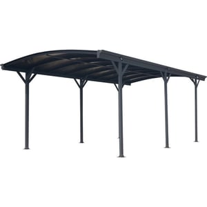 Westmann Aluminium carport met rond dak model bergen - 505x300x220cm