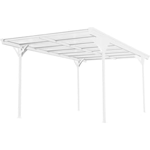Westmann Aluminium carport met plat dak helsinki - 503x305x232cm