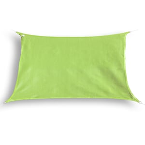 Hanse® Schaduwdoek rechthoek waterdoorlatend 2x3 m zonnedoek lime