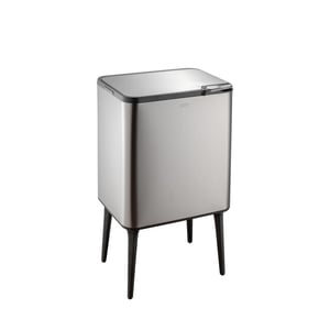 Luzzo ® kansas push/touch prullenbak 36 liter met extra aanrechtafvalbakje -