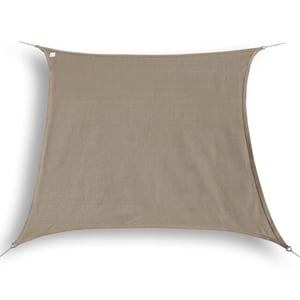 Hanse® Schaduwdoek vierkant waterdoorlatend 2x2 m zonnedoek