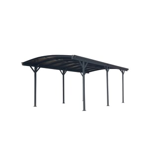 Westmann Aluminium carport stockholm gebogen 576x300x220 cm grijs