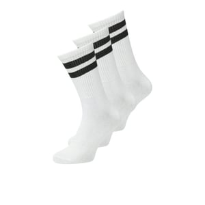 Jack & Jones Heren tennissokken wit 3-pack