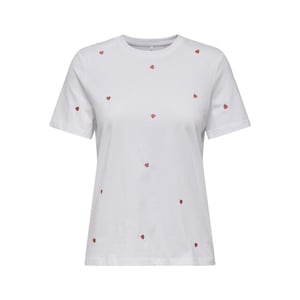 Only onlketty life s/s o-neck top jrs no 15288473 heart