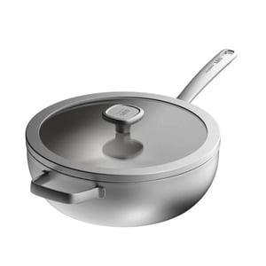 BergHOFF Leo wokpan graphite 28 cm gerecycled rvs + deksel