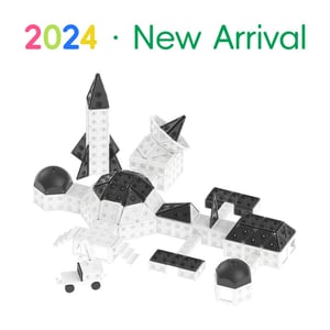 MNTL Magnetische bouwtegels mars basis mega set 669-delig