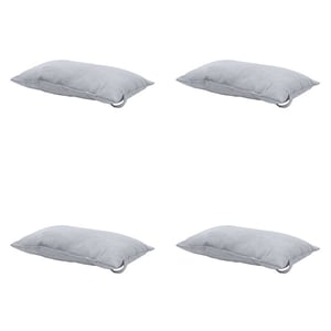 Madison hoofdkussen panama light grey ca. 24x40 cm set van 4