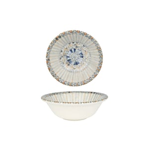Bonna Kommetje luca mosaic porselein 16 cm (400cc) set van 6