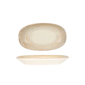 Bonna Serveerschaal patera porselein 15x8.5 cm set van 2
