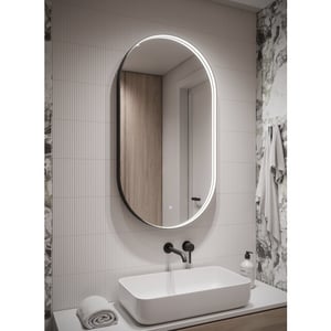 Badplaats Badkamerspiegel malta led 50 x 100 cm led verlichting badkamer