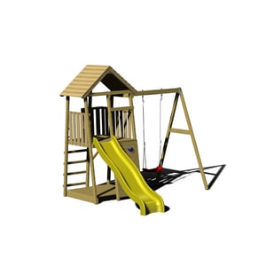 Wendi Toys Speelhuis bij met glijbaan wtj3 270x270x280 cm