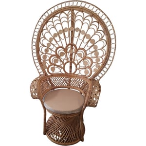 Furnilux -peacock stoel-rotan-110x55x160 cm