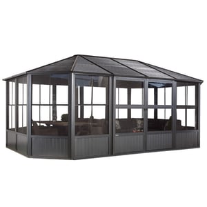Sojag Aluminium paviljoen charleston met klamboe 384x594x281cm