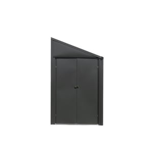 Spacemaker Yardsaver metalen gereedschapsschuur aanbouw 124x203x208 cm
