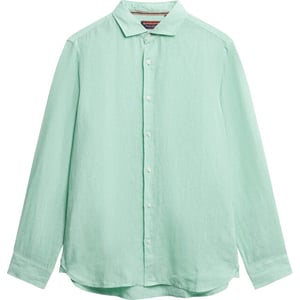 Superdry Linnen overhemd ls mint