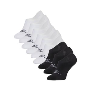 O'Neill Heren / dames footies sokken no show 9-pack wit/zwart