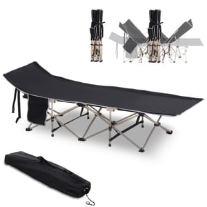 4goodz Outsunny opvouwbaar campingbed met draagtas stretcher 190 cm