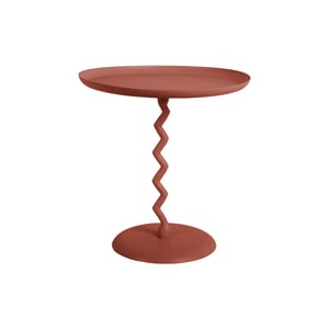 Leitmotiv bijzettafel zig zag medium rode oker