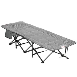 4goodz Outsunny veldbed campingbed met tas & bekerhouder tot 120kg