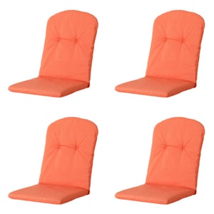 Madison kuipstoelkussen hoge rug panama flame orange ca. 96x45 cm set van